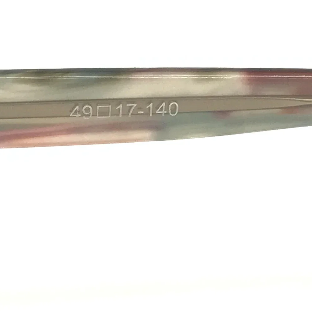 Bloom Optics Eyeglasses Frames CHARLOTTE BU Red Gray Green Marble Arms 49-17-140